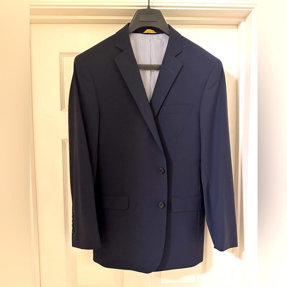 Brooks Brothers Explorer Collection Blazer / Suit Jacket Navy 40R Regent Fit